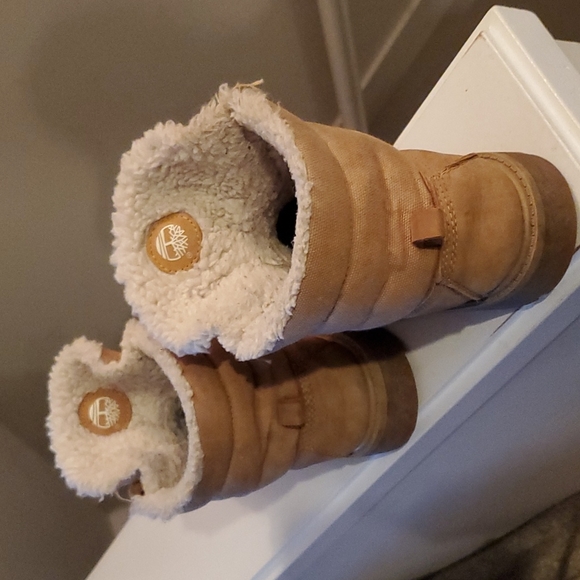 Faux-Fur Youth Winter Timberland Boots - Picture 3 of 10